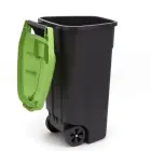 Wheeled bin 110L black/green Photo 2