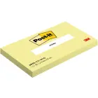 Līmlapiņas Post-it 76 x 127 mm, 100 lapiņu, kanārijdzeltenas Foto 1