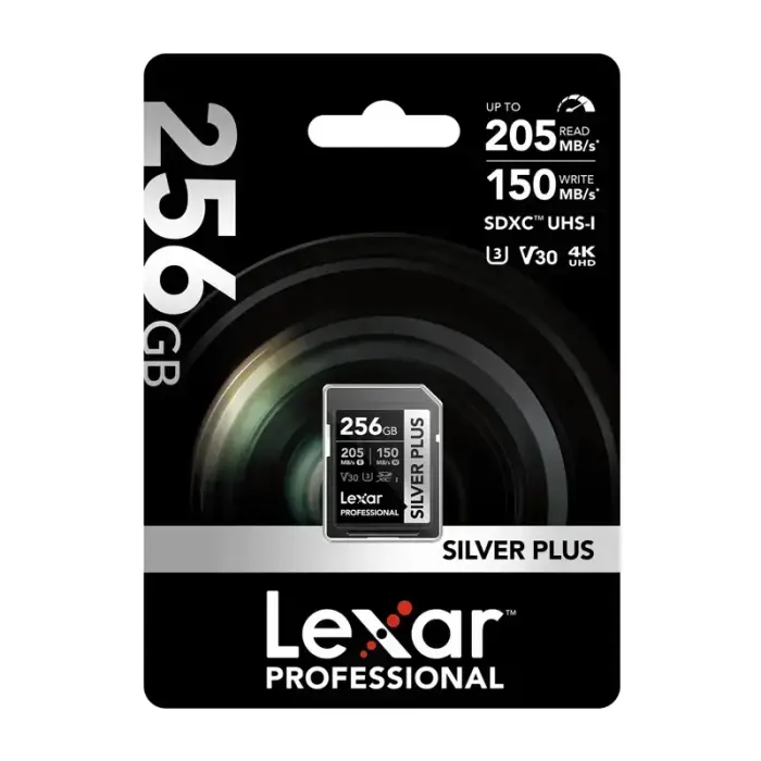 Lexar Professional SILVER PLUS SDXC 256GB memory card Фото 6