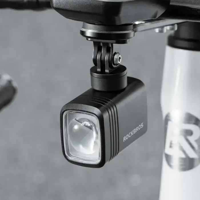Rockbros M6 1000 lm front rechargeable bike light 2800 mAh - black Foto 3