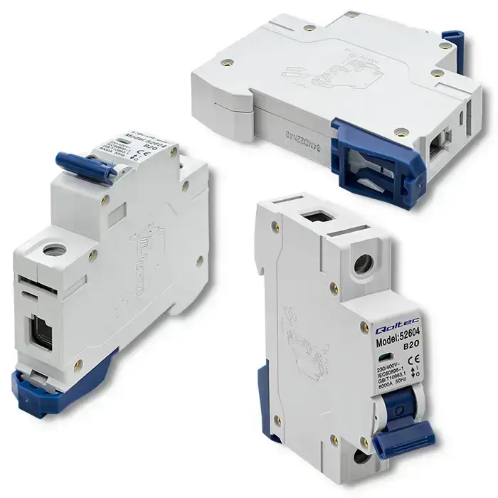 Qoltec Overcurrent Circuit Breaker B20| Fuse | AC | 20A | 1P Foto 16