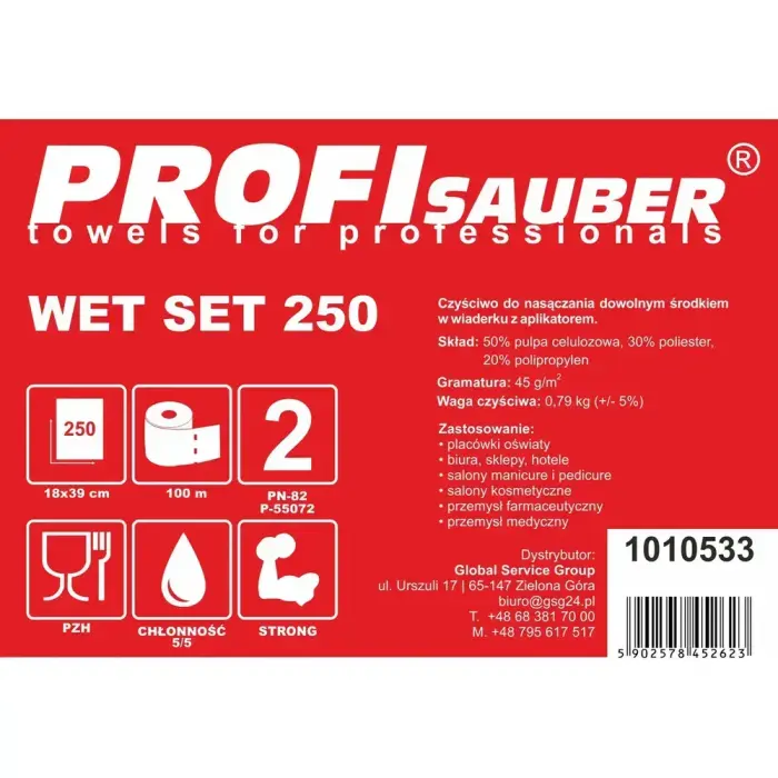 Cloths in a bucket with a soaking dispenser ProfiSauber WET SET 250 Фото 6