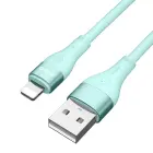 BWOO Minimalist Silicone 3A Cable X280L USB-A to Lightning green Foto 3