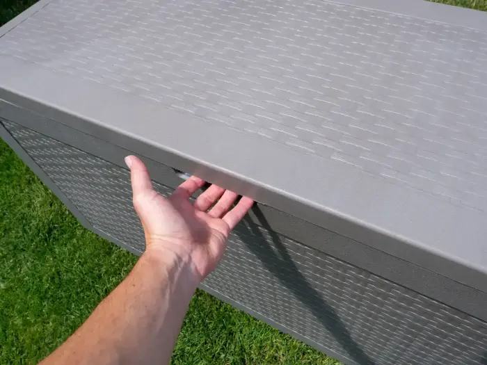 Uzglabāšanas kaste Samoa Rattan Box 270L bēša Foto 7