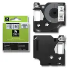 Qoltec Tape for DYMO D1 45803, 45808 | 19mm x 7m | White/Black print Фото 8