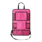 Car organizer for front seats with compartments pink Foto 1