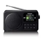 Lenco Pārnēsājams DAB+/FM radio ar Bluetooth® un uzlādējamu akumulatoru - melns Photo 1