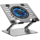 Cooling stand regulated for laptop ART P12 1 x USB A LED aluminium Photo 3