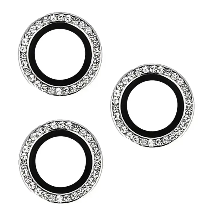 Tempered Glass HARD DIAMOND for camera (LENS) for Samsung Galaxy S23 Plus silver (lens 3 pieces) Foto 2