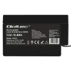 Qoltec AGM battery | 12V | 0.8Ah | Maintenance-free | Efficient| LongLife | for toys, vehicles Фото 10