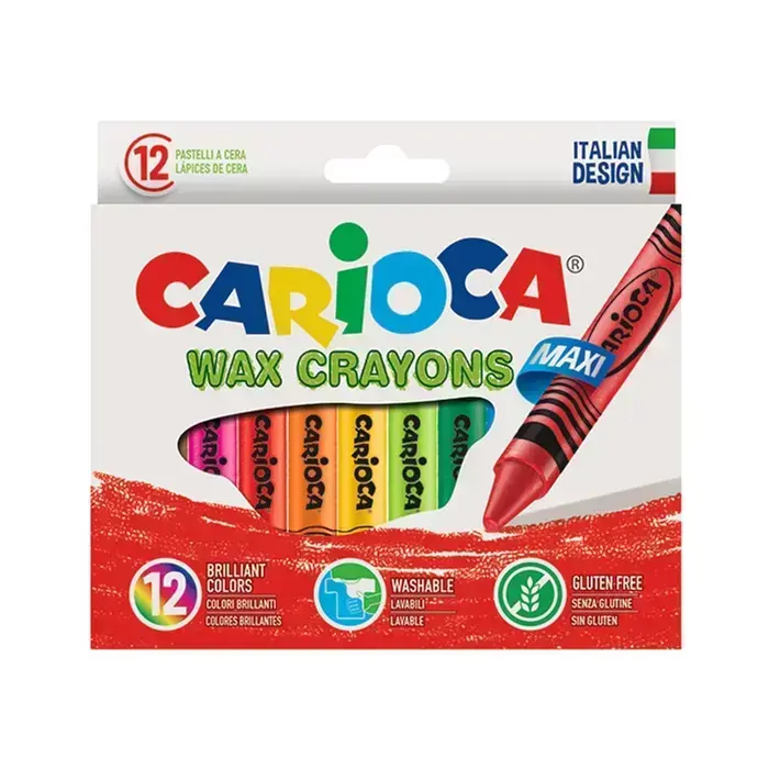 Vaska krītiņi CARIOCA Maxi, 12 gab Foto 1
