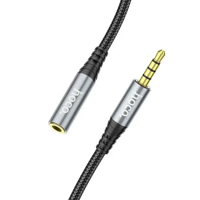 Cable AUX Jack 3,5 mm to Jack 3,5 mm Hoco 2 m UPA20 black Photo 4