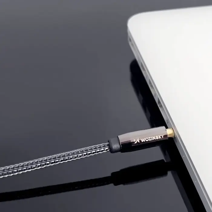 Wozinsky universal mini jack cable 2x AUX cable 1.5 m black Photo 9