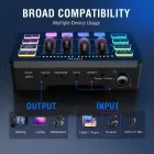 Fifine SC3 audio mikseris RGB | Straumēšana | XLR | 48V | Vokāls melns Foto 4