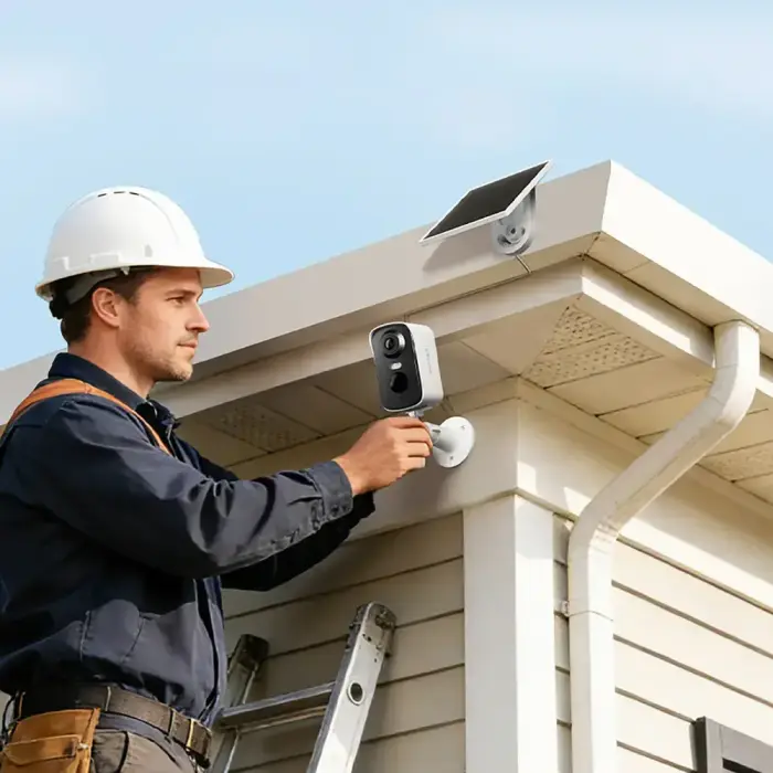 Dreame Navo Care SE 1 Outcam outdoor camera with solar panel - white Foto 7