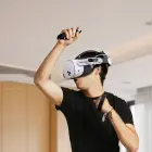 BoboVR E3 Pro Head Strap with Battery for Meta Quest 3 and 3S - White and Black Фото 2