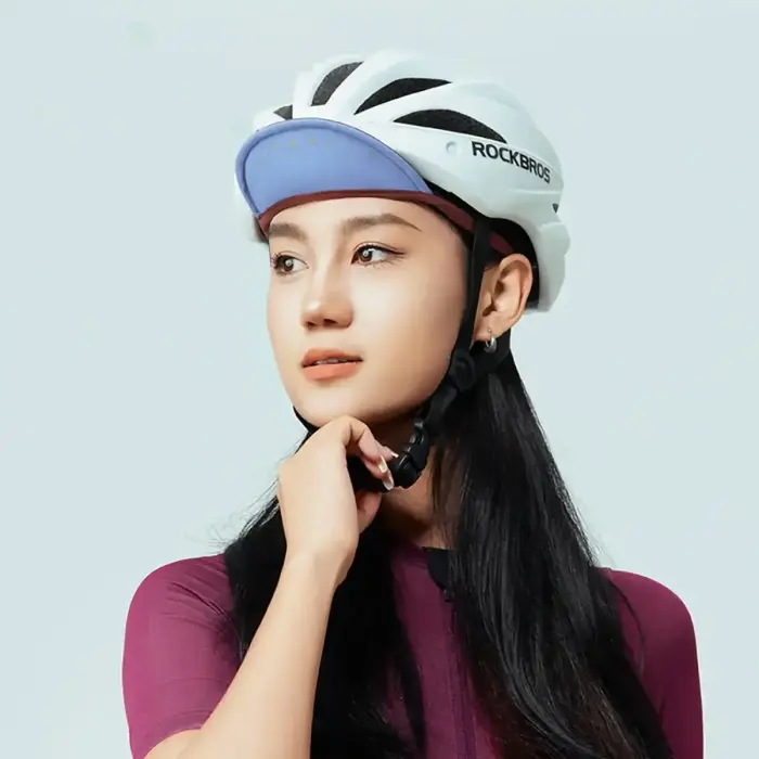 Rockbros Cycling Cap with Helmet Visor - Red Foto 4