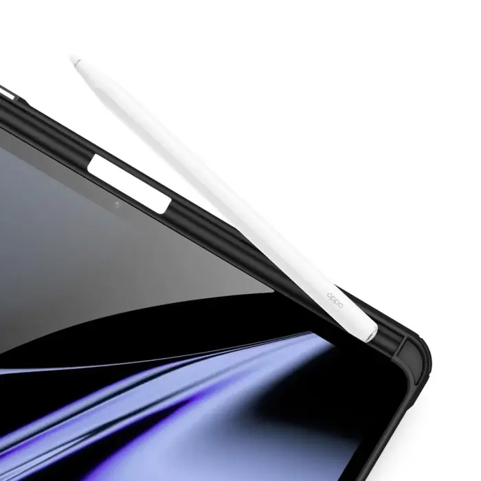 Dux Ducis Toby Armored Flip Smart Case for Oppo Pad with Stylus Holder Black Photo 16