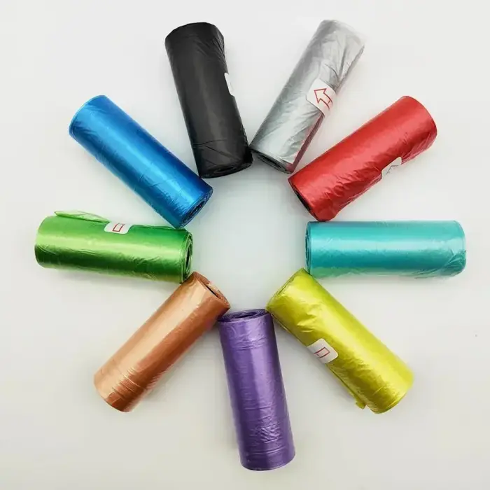 Plastic bags for dog excrement 10 rolls orange Фото 2