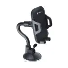 Car phone holder Forcell F-Grip Carbon Bracket arm 17cm windshield black Photo 5