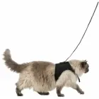 Krūšu siksna veste ar pavadu kaķiem - Trixie Soft harness with leash for cats, XL, 36–54 cm, 1.20 m Foto 3