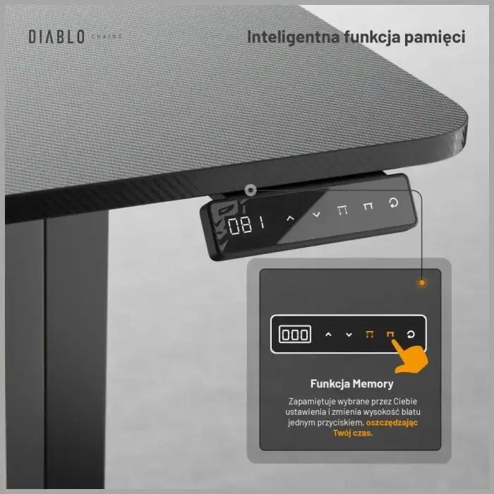 Desk with height adjustment Diablo Chairs X-TENSIO 1400 black Фото 12