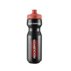 Rockbros 750 ml Bike Bottle - Transparent Black with Red Mouthpiece Photo 1