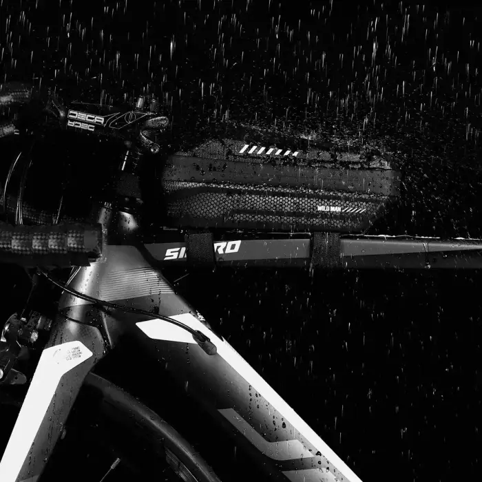 WILDMAN traveling bag for bike frame with zipper 1L ES5 black Photo 4