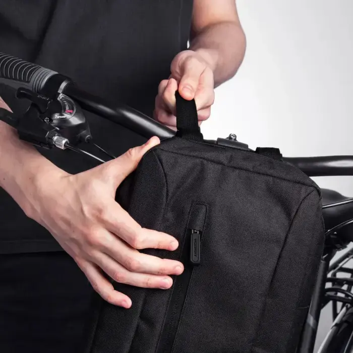 Wozinsky bicycle bag for handlebars - gray Foto 2