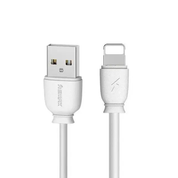 Remax Suji RC-134i datu pārraides un uzlādes vads | USB-A uz Lightning | 10.5W | 1m | balts Foto 2