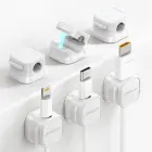 Joyroom JR-ZS368 magnetic cable organizer - white (6 pcs.) Photo 12
