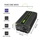 Qoltec Pure Sine Wave Inverter Monolith | 1000W | 2000W | 12V to 230V Фото 7