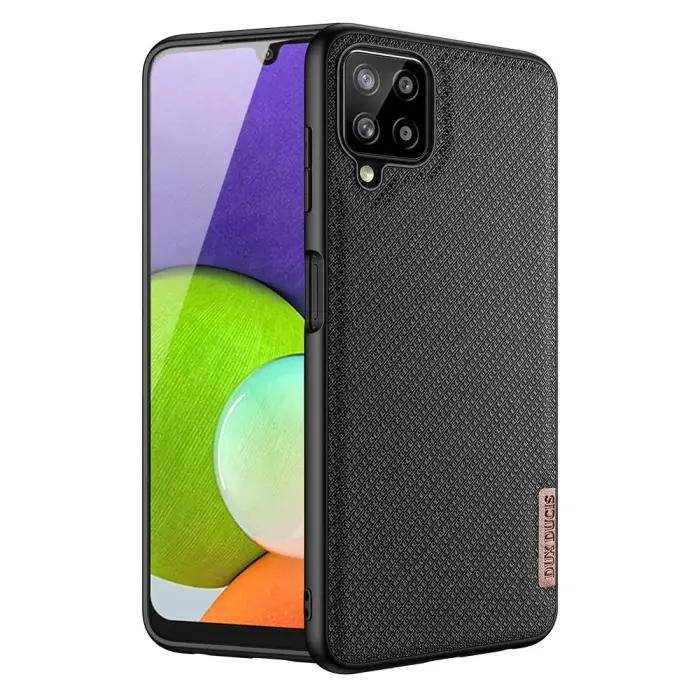 Dux Ducis Fino case covered with nylon material for Samsung Galaxy A22 4G black Фото 10