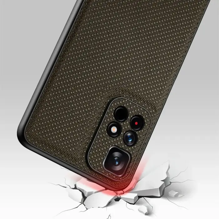 Dux Ducis Fino case cover covered with nylon material Poco M4 Pro 5G green Foto 6