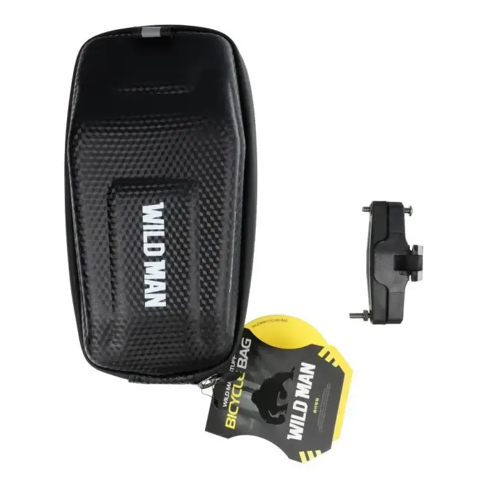 WILDMAN traveling bag under bicycle saddle with zipper E7S 0,8L black Photo 4