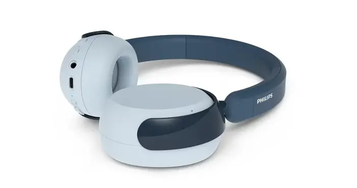 PHILIPS on-ear austiņas ar Bluetooth bērniem, zilas Foto 2