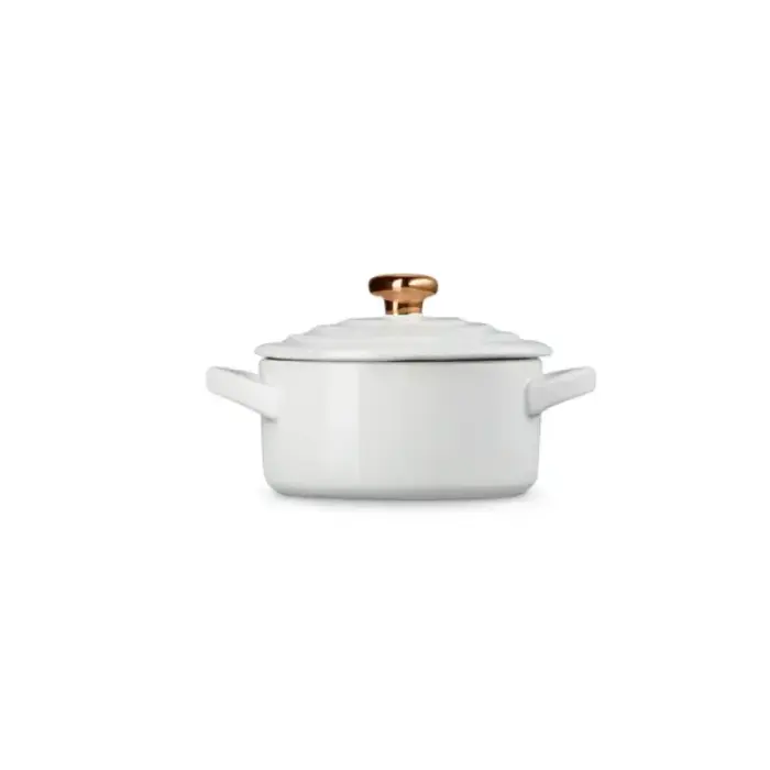 Mini Cocotte stoneware dish Ø10cm white Photo 2