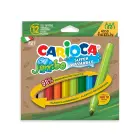Flomasteri CARIOCA Jumbo EcoFamily, 12 krāsas Photo 2