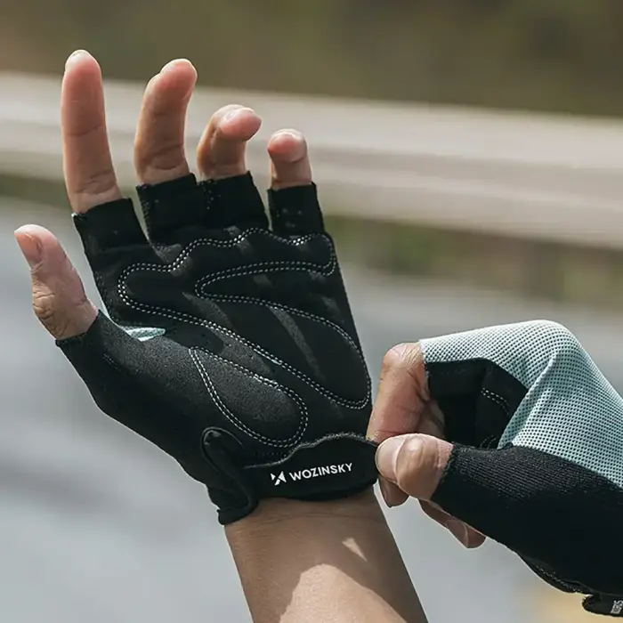 Wozinsky WRR-02L Cycling Gloves Size L - Gray Photo 14