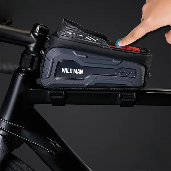 WILDMAN Etui|uchwyt rowerowy M20 sakwa na ramę czarna|black Foto 3