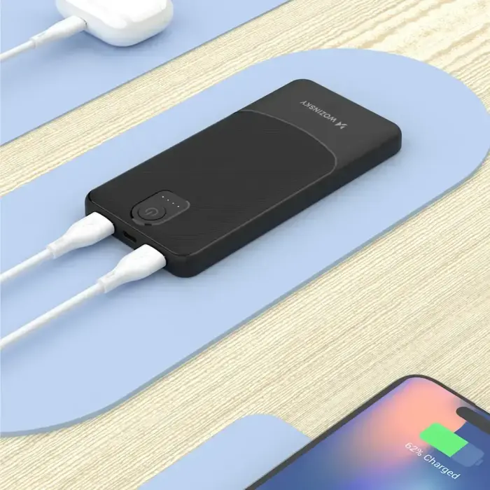 Wozinsky Wpower WPBBK-2 10000mAh Power Bank - Black Foto 6