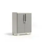 Linear Wood Base Cabinet 68x39x90cm light beige/light gray Photo 1