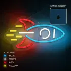 Neon PLEXI LED ROCKET multicolor NNE18 Neolia Фото 5