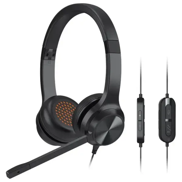 Creative Słuchawki przewodowe             z mikrofonem Chat USB czarny|black USB-C Photo 2