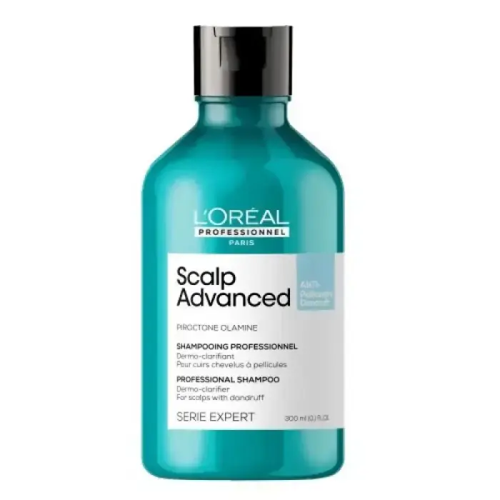 L'oreal Professionnel Serie Expert Scalp Advanced Anti-Dandruff Dermo-Clarifier Shampoo for Scalps with Dandruff and Visible Flakes 300Ml in Clear Photo 2