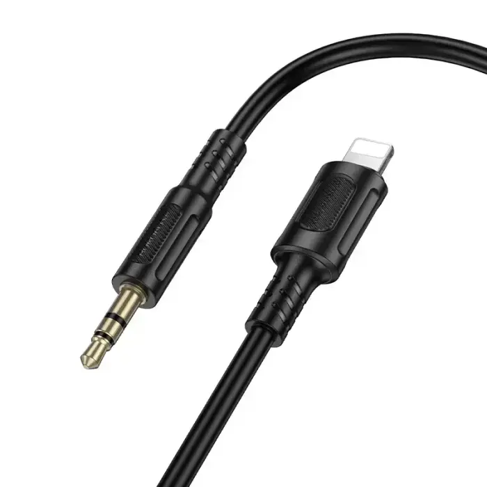 Borofone Cable AUX BL25 Nice - Lightning to jack 3,5mm - 1 metre black Photo 3