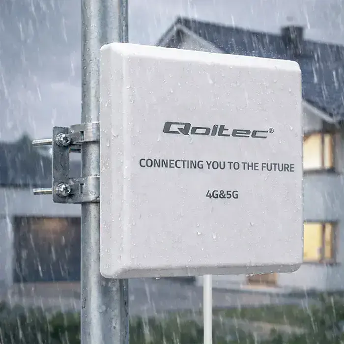 Qoltec 4G 5G LTE antenna | 9dBi | directional | external | SMA | waterproof | 3m Foto 3