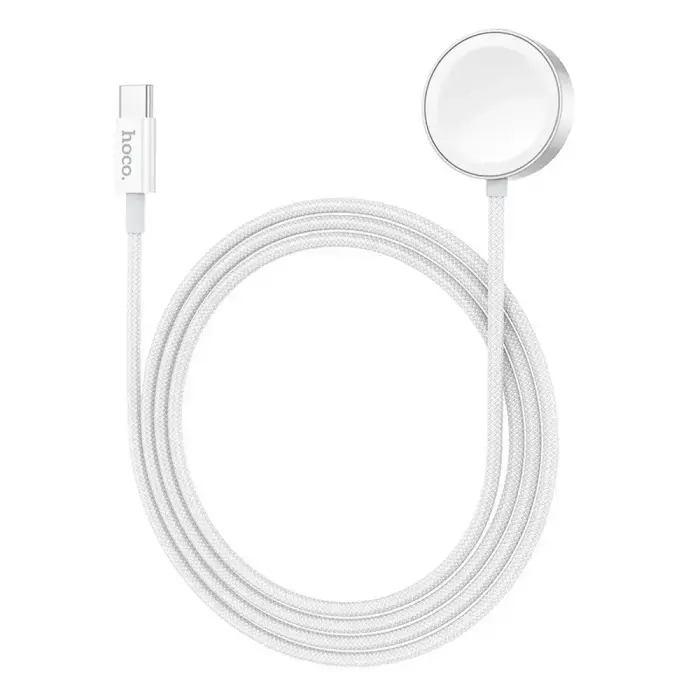 Wireless charger Hoco 2,5W USB C compatible with Apple Watch and Samsung Watch CW59 white Foto 4