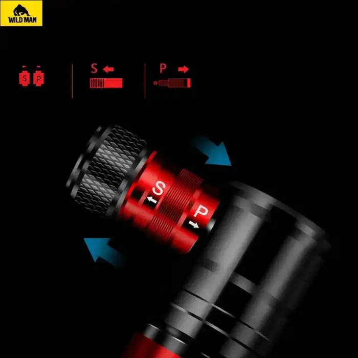 WILDMAN bike hand pump GK8 black Фото 2