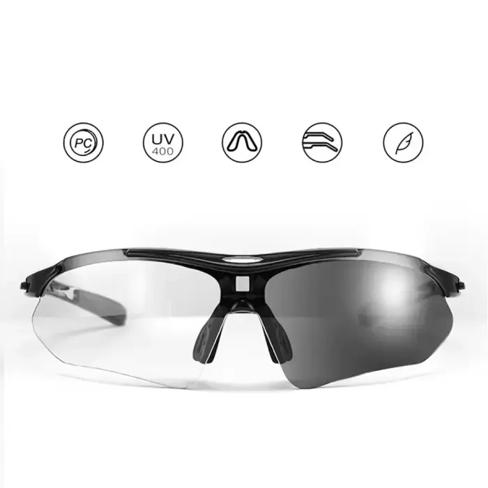 Rockbros 10143 photochromic UV400 cycling glasses - black Foto 3